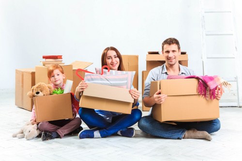 Local office removal team handling a business move in Finchley
