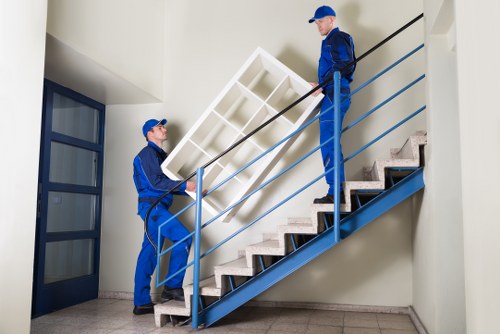 Packing and moving belongings into storage in Finchley