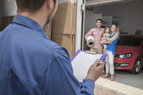 Moving van service issue being reported clearly