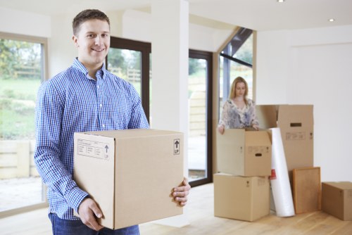 Man and van team planning a local move in Finchley