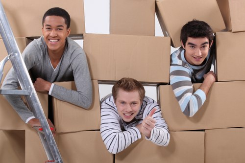 Unpacking service helping a Finchley household settle in quickly