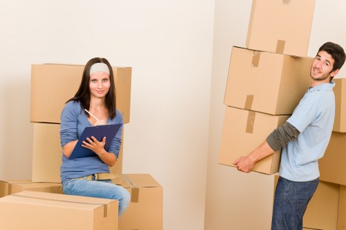 Packed student room ready for local removal service in Finchley